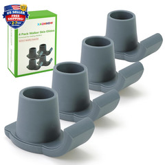 4 Pack Walker Skis Glides Universal Sliders for Folding Walkers Ideal Mobility