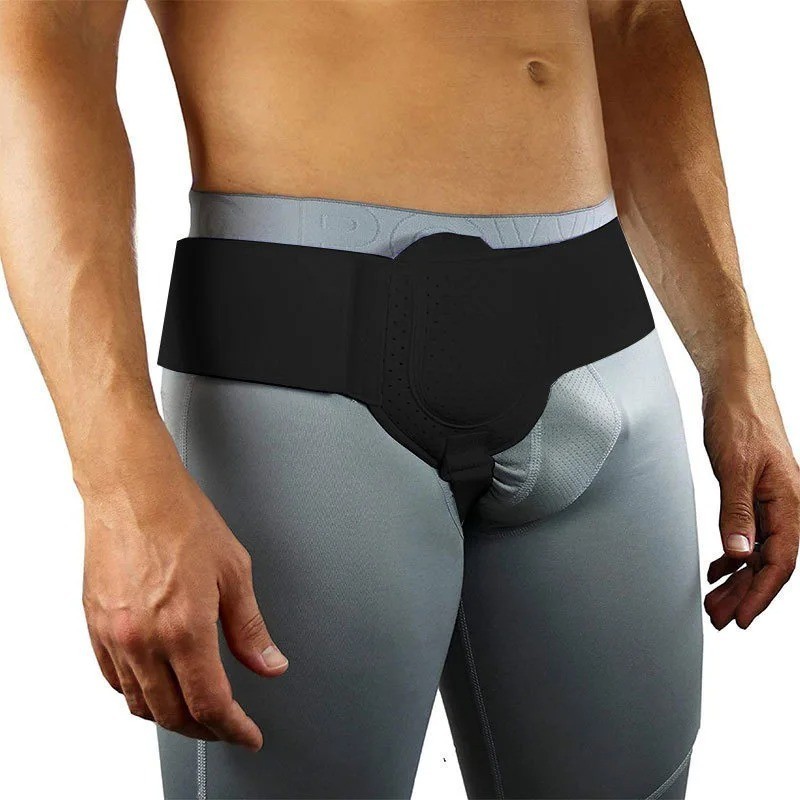 Hernia Support Belt Men Truss For Inguinal With 2 Removable Compression Pads US