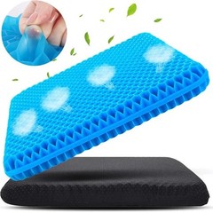 Egg Honeycomb Cooling Gel Support Seat Cushion Car Crate Cushion Non-Slip THICK