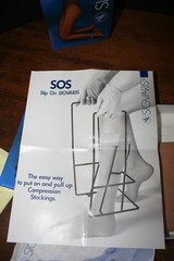 NEW SIGVARIS Medical Compression Stockings LARGE & Appliance 902 Calf Slip-ON