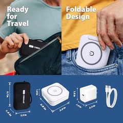 3 in 1 Apple Charging Station for iPhone Airpods iWatch – Travel Charger White
