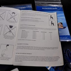 Slendertone Muscle Stimulator Conditioner Control Unit Electrode Pads Set WORKS