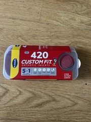 Dr. Scholl’s 420 Custom Fit Orthotic Inserts. 3/4” Length. NEW.