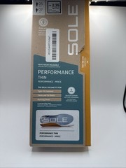 SOLE Performance Thin Cork Insoles Mens 5 Womens 7 Orthotic Moldable New