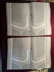 Neenca Professional Sports Black- Gray Size XXL 2 Pk. Knee Brace