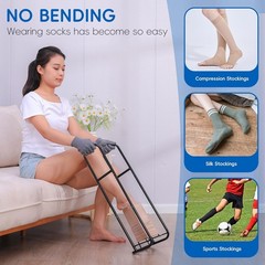 Compression Stocking Helper – Innovative Sock Aid for Sizes Beyond 14 Inches