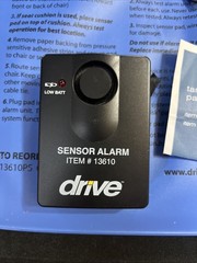 Drive 13605 Pressure Sensitive Bed Chair Patient Alarm, 10″ x 15” Pad -Tested