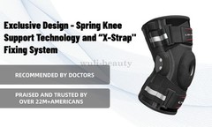Adjustable Hinged Knee Brace Support for ACL, Meniscus Arthritis & Sports, S-3XL