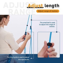 Shoulder Pulley for Physical Therapy, Pulleys for Shoulder Rehab, Over the Do…