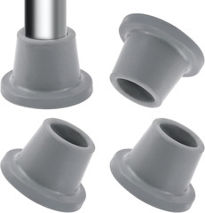 Heavy Duty Shower Chair Leg Caps 4 Pack – Replacement Rubber Feet for Bath Seat,