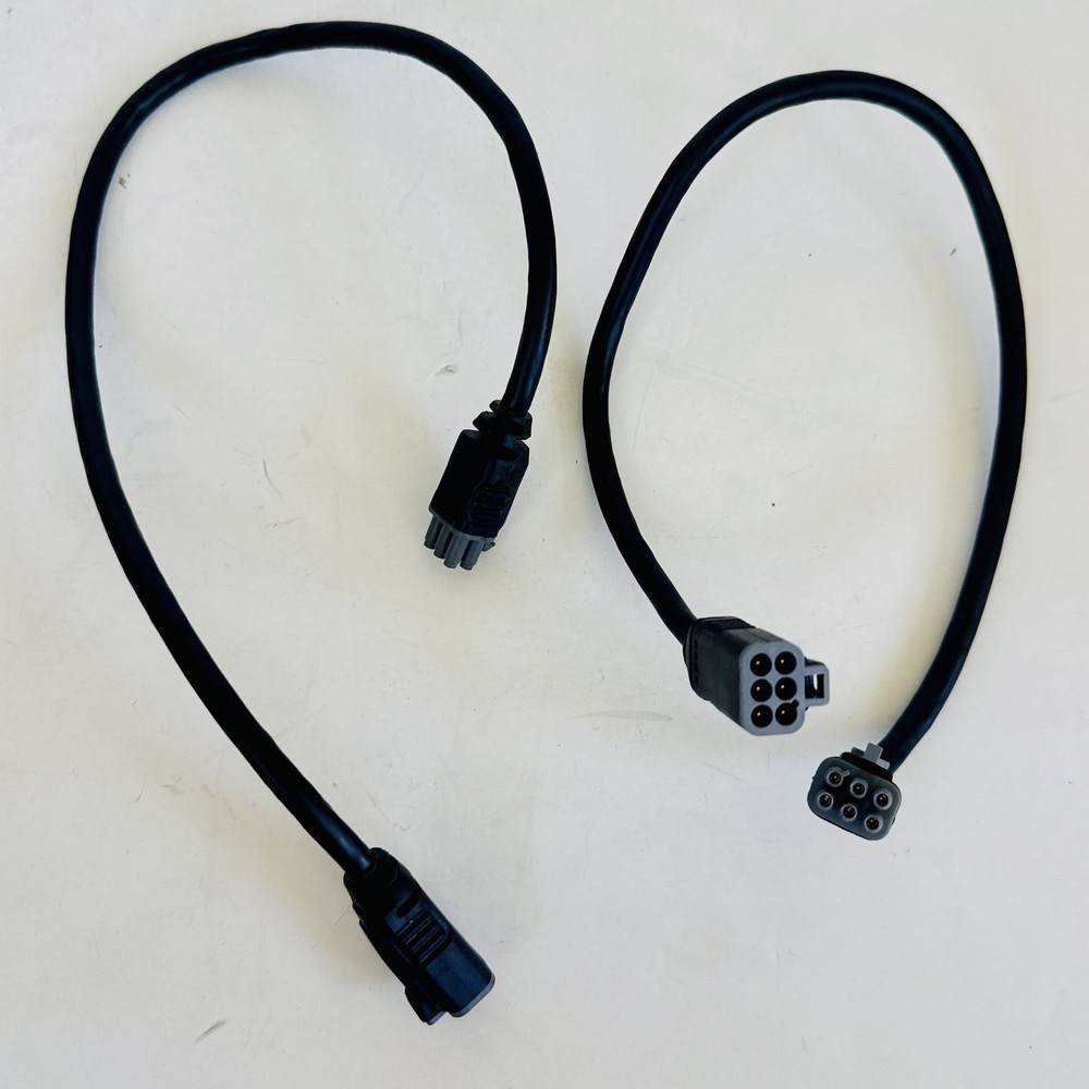 Quantum Pride Q-Logic 2 Power Wheelchair Bus Cable Pair 20 Inch 6 Pin Set of 2