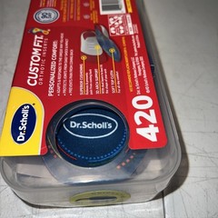 Dr. Scholl’s CF420 Custom Fit Orthotics 3/4 Length Arch Support New Sealed