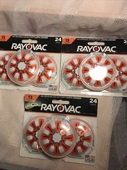 Rayovac Size 13 Orange Hearing Aid Batteries 3 – 24 Packs 1.5V Optimal NEW USA
