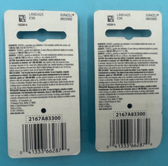 DURACELL AAAA Batteries 1.5v Batteries MN2500B2 (3 Packages of 2 each)