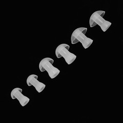 6pcs Hearing Aid Earplug Soft Silicone Replacement Buds For All-Day Comfort