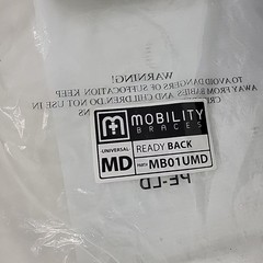 Pain Relief Mobility Braces Lumbar Lower Back MB01UMD size Medium M New