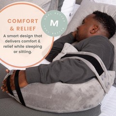 Post Shoulder Surgery Pillow for Sleeping – Left/Right Arm Support with Adjus…
