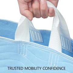 Improvia Positioning Bed Pad 34″x52″ with 8 Reinforced 34×52, Blue