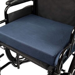 DMI Seat and Chair Cushion for Office Chairs, Wheelchairs, 3 inch thick, Blue
