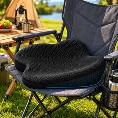 Black Memory Sponge Seat Cushion