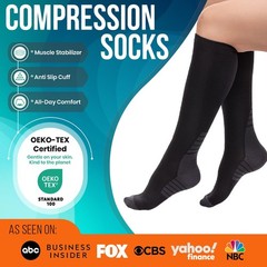 Compression Socks 20~30 mmHg for Women & Men, Travel, Nurses, Sports