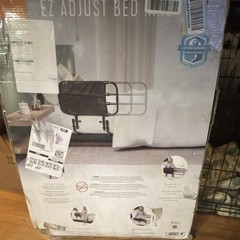 Stander EZ Adjust Adjustable Bed Rail Handle, Black, 300 lb, MPN 8000