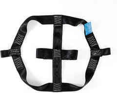 Universal Motorcycle Rear Wheel Tie down Strap in Black