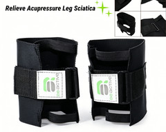 BeActive Plus Acupressure Brace 2-Pack, Leg Knee Calf Pain Relief Support
