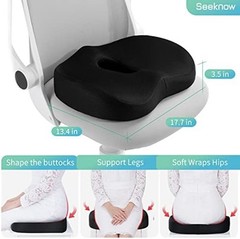 Cushion Lab Patented Pressure Relief Seat Cushion for Long Sitting Hours