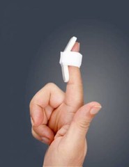 Finger Splint (Free Size, White, – Basketball Cricket Sports Injury,