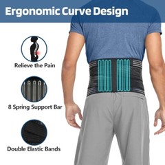 Faja Para Hombre De Trabajo Que Trabajan Apoyando Espalda Baja Ajustable Strap @