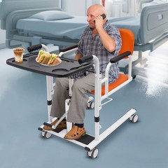 Hydraulic Patient Lift Transfer Chair for Home, 330.7 Lbs Transfer Nursing Chair