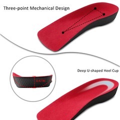 Orthotic Shoe Insoles High Arch Support Inserts for Plantar Fasciitis Flat Feet