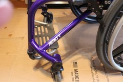 Tilite Aero t Ultralight 15″X18″ Rigid Wheelchair rigid frame purple j3 back wow