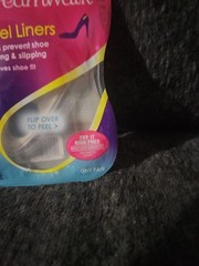 Lot Of 20 Dr. Scholls Dream Walk Heel Liners-Improves Shoe Fit-Clear Gel