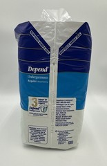 NEW Vintage 1990 Depend Undergarments 36 Pack SEALED Plastic Back
