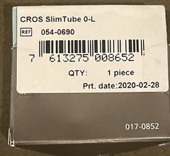 Phonak CROS SlimTube 0-L With Domes For Belong CROS Hearing Aids New 054-0690