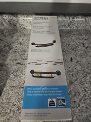 Moen Designer Bath Grab Bar Integrated Shelf Old World Bronze LR2356DOWB