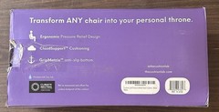 NEW Cushion Lab Pressure Relief Seat Cushion Memory Foam Coccyx Sciatica Black