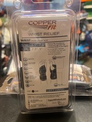 Copper Fit Wrist Relief Size S/M For Left Hand