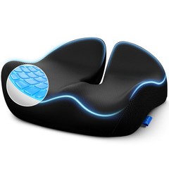 Pioneering Gel Seat Cushion for Sitting Without Stuffiness, Ergonomic Memory …