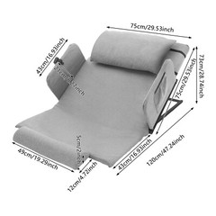 2-80° Electric Lifting Bed Backrest Adjustable Back Rest Bed Sitting Backrest