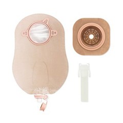 UROSTOMY POUCH NEW IMAGE TWO-PIECE SYSTEM 9″ FLAT TRIM-TO-FIT DRAINABLE