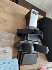 Saunder Cervical Traction Neck Device With Deluxe Carrying Bag & Manuals CD NICE