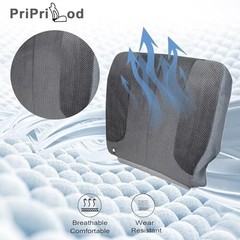Cloth Dark Gray Driver Side Bottom Replacement Seat Cover & Driver Side Foam