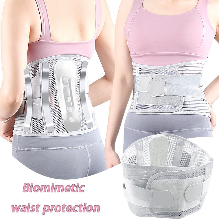 Adjustable Lower Back Brace Lumbar Support Waist Belt For Men Women Pain Relief