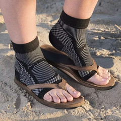 Foot Plantar Fasciitis Arch Support Compression Socks Ankle Heel Brace Sports