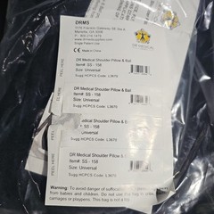 DRMS Dr Medical Shoulder Pillow & Ball Universal Size SS-158 NEW