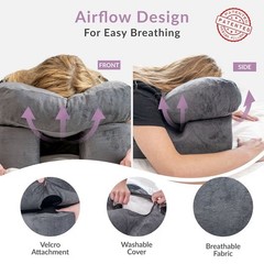 Face Down Pillow Prone Pillow Memory Foam Adjustable Height Post Op Recovery NEW