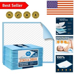 23“ X 36“ Disposable Underpads for Incontinence – Super Absorbent Protection
